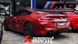 AKRAPOVIC BMW M8 COMPETITION  OPF DELETE STAGE 2 LOUD M8  BEST EXHAUST FOR F91 F92 F93 M8