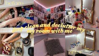 DEEP CLEAN & DECLUTTER MY ROOM WITH ME 2024
