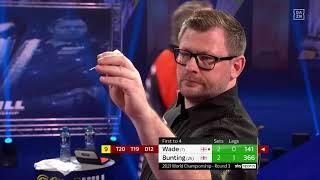 James Wade wirft den ersten 9-Darter der Darts WM 2021  DAZN