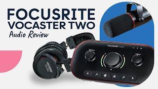 Focusrite Vocaster Two Review  Focusrite Vocaster Two Studio Bundle