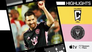 Columbus Crew vs. Inter Miami CF  2024 Supporters Shield Clinched  Full Match Highlights