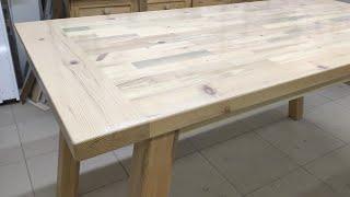 Dining Table DIY Woodworking  Ahşap yemek masası yapımı