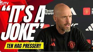 UNITED MANAGER TALKS Ten Hag Press Conference Crystal Palace vs Manchester United