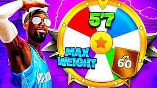 WHEEL OF WORST LEGEND BUILDS in NBA 2K22 Bad Idea *IMPOSSIBLE* BUILD CHALLENGE NBA2K22