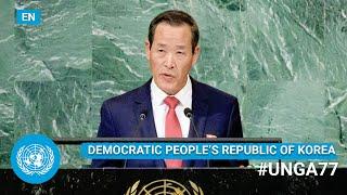  Democratic Peoples Republic of Korea - Representative Addresses UN General Debate English