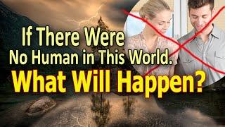 What will happen If there were no human in this world