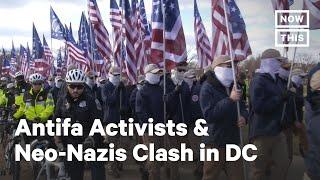 Neo-Nazis Clash with Antifa Resistance During D.C. March  NowThis