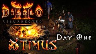 Xtimus Returns Day One Online + Gameplay of the Secret Paladin Build - Diablo 2 Resurrected