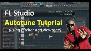 FL Studio Autotune Tutorial Quickstart using NewTone or Pitcher