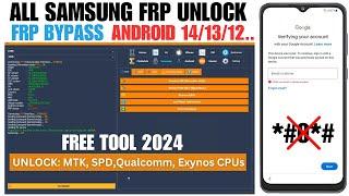 All Samsung FRP Bypass 2024 Samsung Google Lock Remove Android 141312   FREE Tool 2024