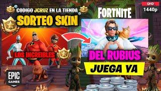 SORTEO SKIN DEL RUBIUS X FORTNITE ACTUALAZACION Código JCRUZ