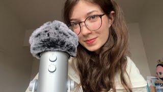 ASMR glasses tapping & soft speaking ramble