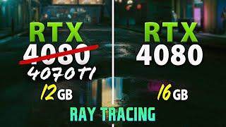 RTX 4070 Ti vs RTX 4080  Test in 9 Games  Ray Tracing 1440p