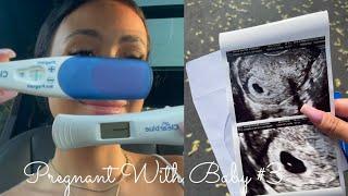 Finding Out Im Pregnant With Baby #3 + First Sonogram