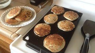 Blueberry Pancakes On Cast Iron Griddle quick video