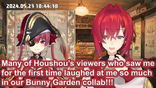 Ange Katrina talks about Bunny Garden collab with Houshou Marine 【Eng Sub  Nijisanji  hololive】