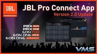 JBL Pro Connect App  Version 2.0 Update