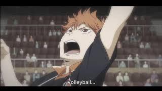 Volleyball is a sport where youre always looking up Haikyuu Season 3