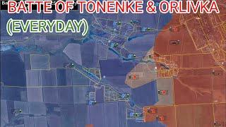 Battle for Tonenke & Orlivka Everyday  February-April 2024