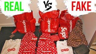 REAL VS FAKE - Louis Vuitton x Supreme LEGIT CHECK + COMPARISON Authentic vs 11 Replica