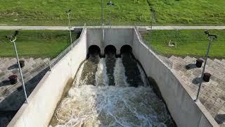 Water Retention Dam and Spillway Houston TX