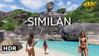 4K HDR  Walking Similan Islands  Best islands in the World  Thailand 2023 - With Captions