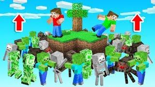 Minecraft SKYBLOCK But MOB SEA Rises