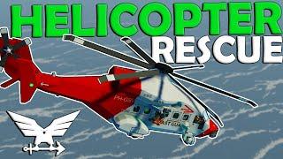 Unresponsive Person & Tractor Fire  -  Helicopter Rescue  -  Stormworks  -  Airbus H265 SAR