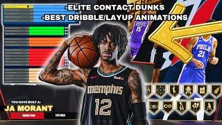 Ja Morant Build w ELITE CONTACT DUNKS NBA 2k24 BEST ALL AROUND PG