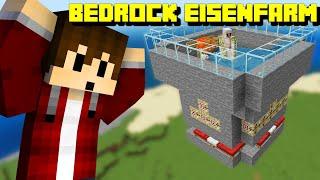 Wie baut man eine kleine und einfache Minecraft Bedrock 1.18 Eisenfarm  LarsLP