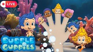  LIVE BUBBLE GUPPIES FINGER FAMILY -  Nursery Rhymes & Kids Songs NONSTOP