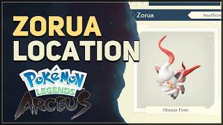 Zorua Location Pokemon Legends Arceus