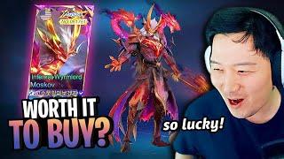 Wahhh It was a cheap skin? I finally bought Moskov skin Infernal Wyrmlord   Mobile Legends