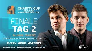 CARLSEN-DUDA  Finale Tag 2 MCCT 2022 Charity Cup  mit GM Rustam Kasimjanov & Florian Kugler