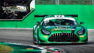 Mercedes AMG GT3 Evo 2020 OnBoard Warm Up & Sound at Monza Circuit