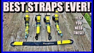 How to tie down your ATV or SxS faster with Strapinno self retracting straps