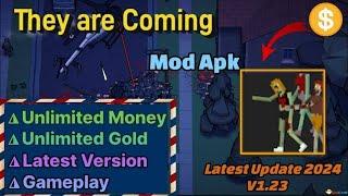 New Update They Are Coming Mod Apk 1.23  Unlimited Money Unlimited Gold.