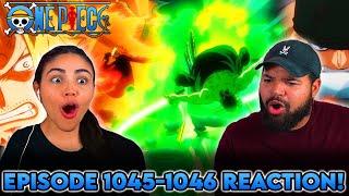 ZORO AND SANJI VS KING AND QUEEN  One Piece Episode 1045 and 1046 REACTION