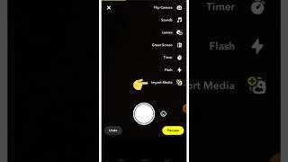 send camera roll video as a snap #shorts #snapchat #youtubeshorts