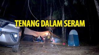 Family Camping Family Sekepala Tenang dalam Seram di Hutan Sunyi Pedalaman Tiada Orang