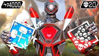 PATHFINDER 20 KILLS & 4000 DAMAGE GAME Apex Legends Gameplay