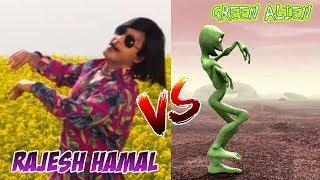 Nepali Version  Rajesh Hamal  Vs Green Alien  Dame Tu Cosita Challenge   2018