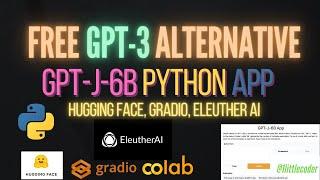 GPT-J-6B on Hugging Face- AI Text Generation App + Gradio App with 6 lines of Python Code
