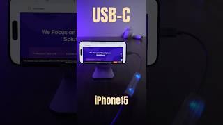 LiPhone 15 dispose enfin dune interface USB-C #usbc #iPhone15 #unboxing