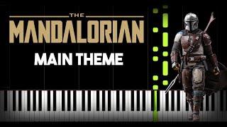 The Mandalorian Main Theme - Piano Cover Synthesia