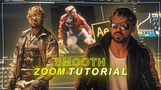 smooth zoom tutorial on after effects