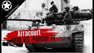 Tank Battles of WW2 - M18 Hellcat Vs. Panzer IV - The battle of Réchicourt Arracourt 1944