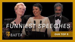 Meryl Streep Olivia Colman Taika Waititi and more...   Top 5 hilarious BAFTA speeches