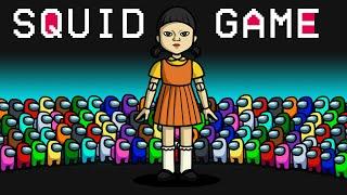 Among Us SQUID GAME but with 100 PLAYERS