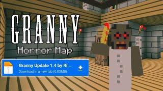 GRANNY IN MINECRAFT HORROR MAP ENDING  MCPE 1.20+